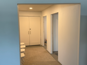 hallway to new lesson rooms